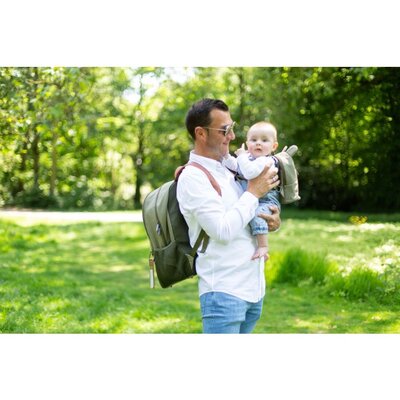Daddy Bag Verzorgingsrugzak - Canvas kaki
