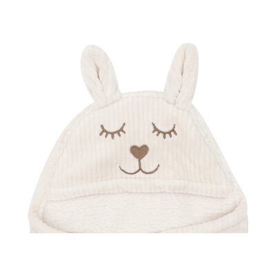 Wikkeldeken Bunny Cloudy Rib Oatmeal