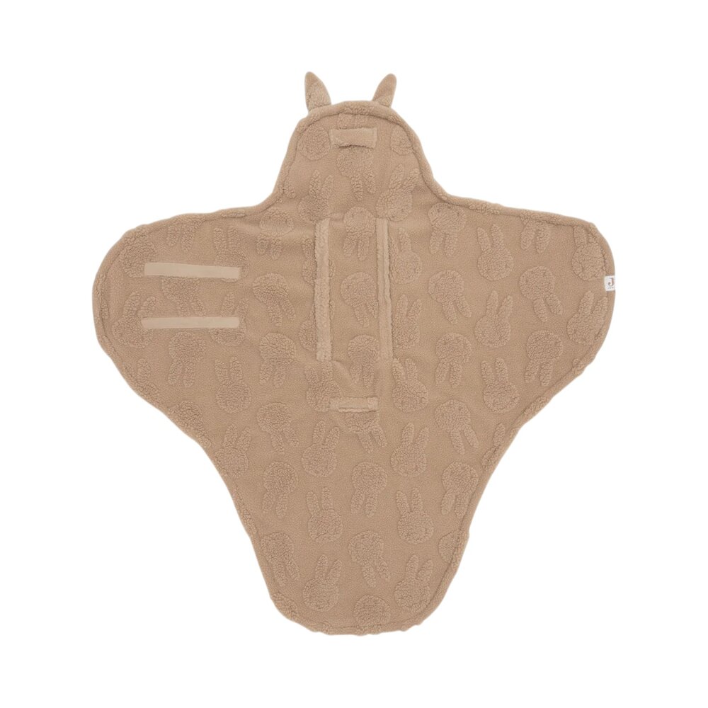 Wikkeldeken Miffy Jacquard Teddy Biscuit