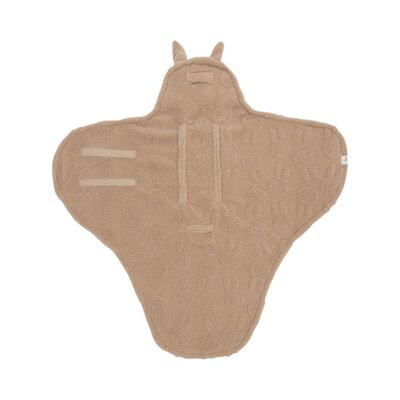 Wikkeldeken Miffy Jacquard Teddy Biscuit