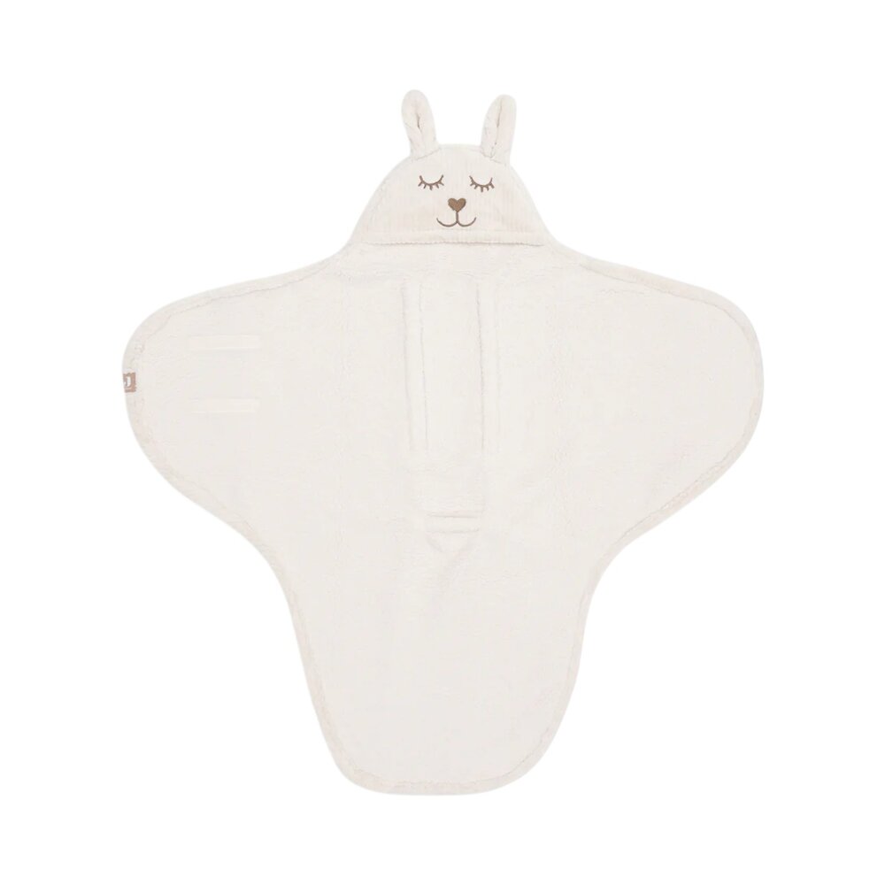 Wikkeldeken Bunny Cloudy Rib Oatmeal