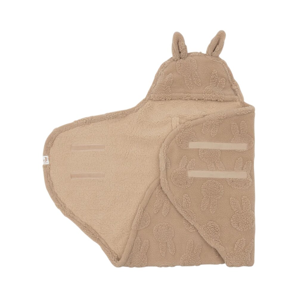 Wikkeldeken Miffy Jacquard Teddy Biscuit