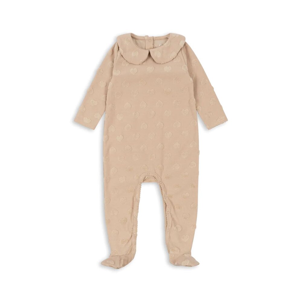 Miffie-onesie met kraag - smoke gray