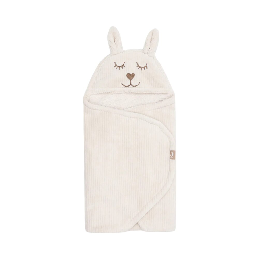 Wikkeldeken Bunny Cloudy Rib Oatmeal