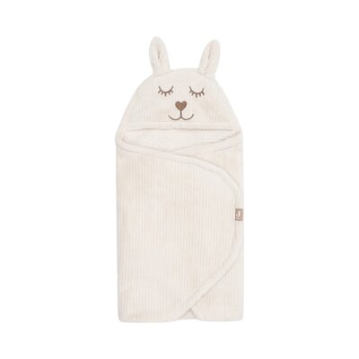 Wikkeldeken Bunny Cloudy Rib Oatmeal