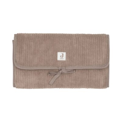 Verschoningsmat met Opbergvakken Cloudy Rib Milky coffee