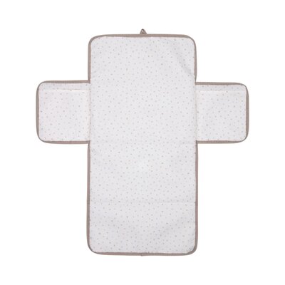 Verschoningsmat met Opbergvakken Cloudy Rib Milky coffee