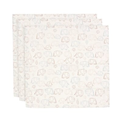 Hydrofiele Doek Small 70x70cm (3pack) Elephant tales