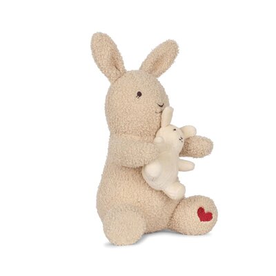 Muziekactiviteitenspeeltje knuffelkonijn Beige