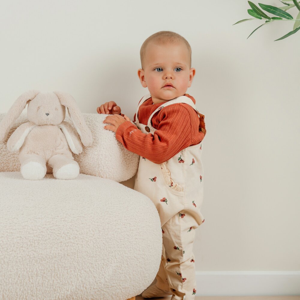 Set Overall met bloemetjes en t-shirt Flower power