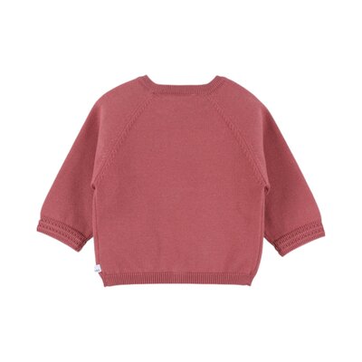 Cardigan met ruffles - framboosroze Lovely bear