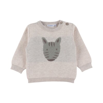 Pullover beige with zebra Sweet Zebra