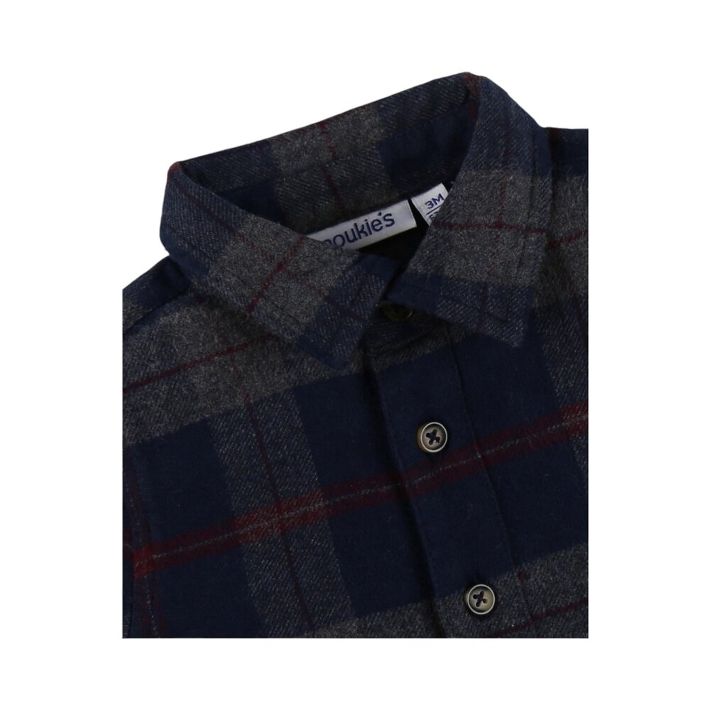Overshirt with checks