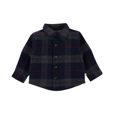 Overshirt with checks
