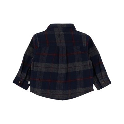 Overshirt with checks