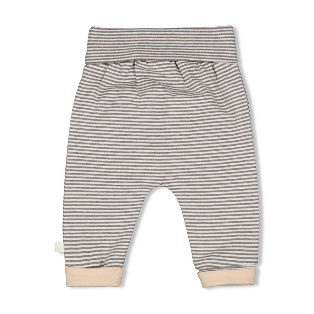 Broek Sparkle gestreept Antraciet melange