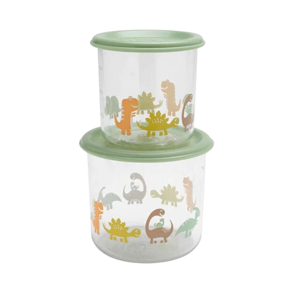 Good Lunch Snackdoosjes - Set van 2 - Baby dinosau Sugar Booger Good Lunch Snackdoosjes - Set van 2 - Baby dinosau Sugar Booger