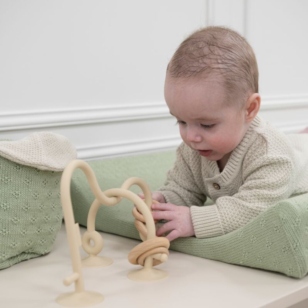 Kralenspiraal Warm linen
