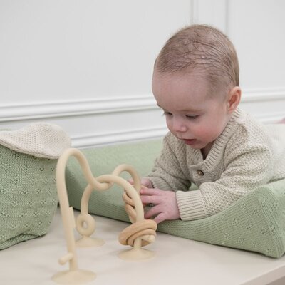 Kralenspiraal Warm linen