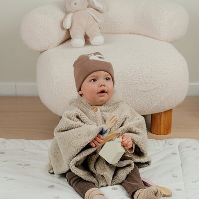 Groloudoux® Poncho Sherpa latte