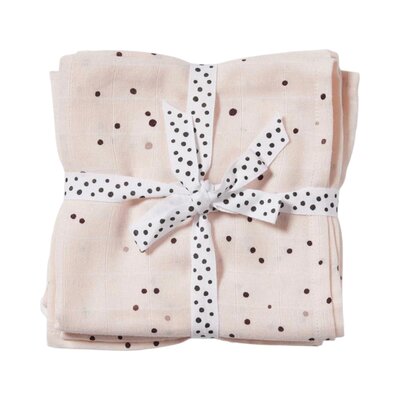 Tetradoek 2-pack, Dreamy dots Powder