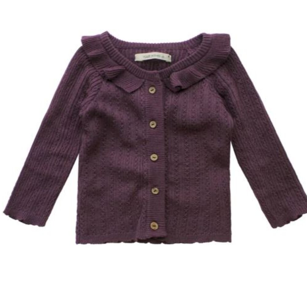 Motif Knit  - Maddie Plum Perfect