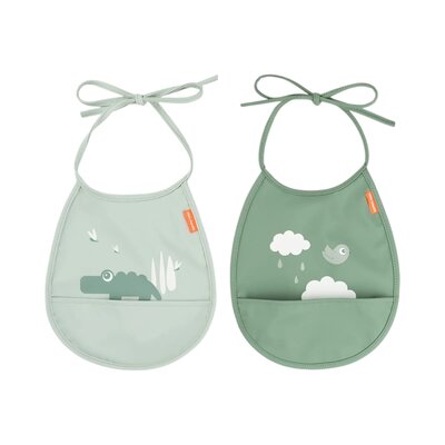 Tiny pocket slabben 2-pack Croco Green