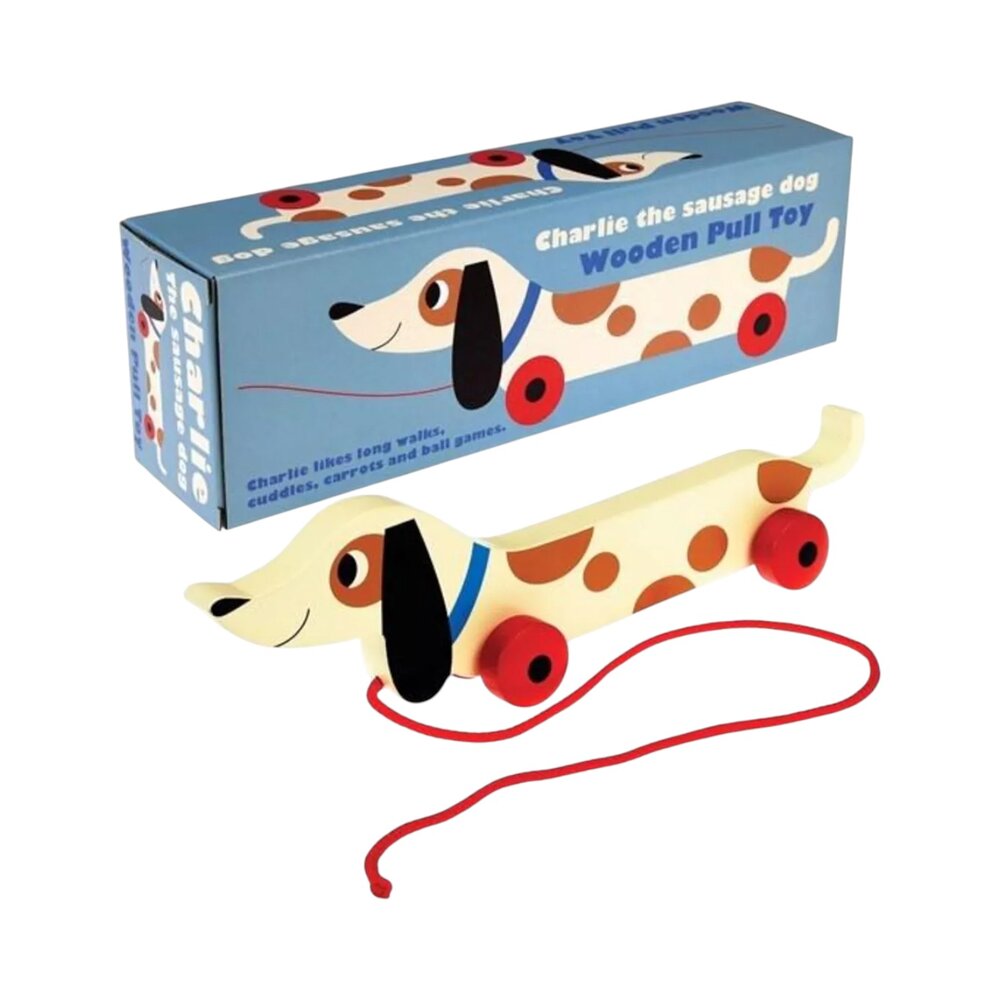 Trekspeelgoed - Charlie de teckel Rex London Trekspeelgoed - Charlie de teckel Rex London