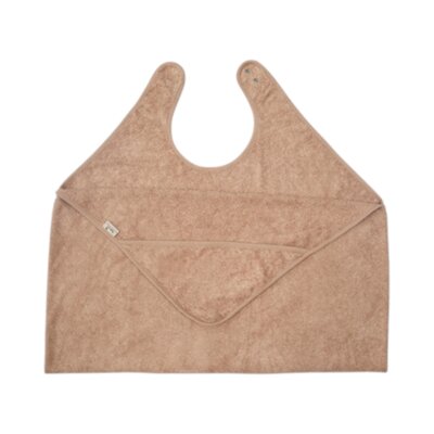 Badcape / Knuffelhanddoek (98x104cm) Savannah sand