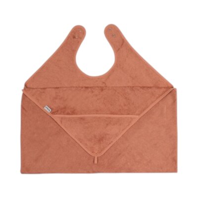 Badcape / Knuffelhanddoek (98x104cm) Sunrise Orange