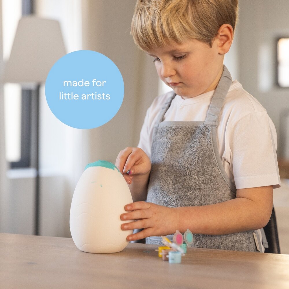 Kinderschort - Waterproof - 38x49cm Feather Grey Kinderschort - Waterproof - 38x49cm Feather Grey