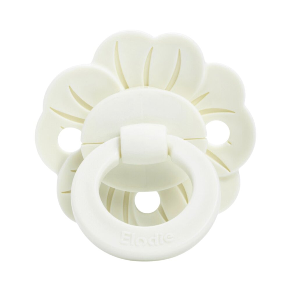 Fopspeen Binky Bloom 3m+ Silicone Vanilla White
