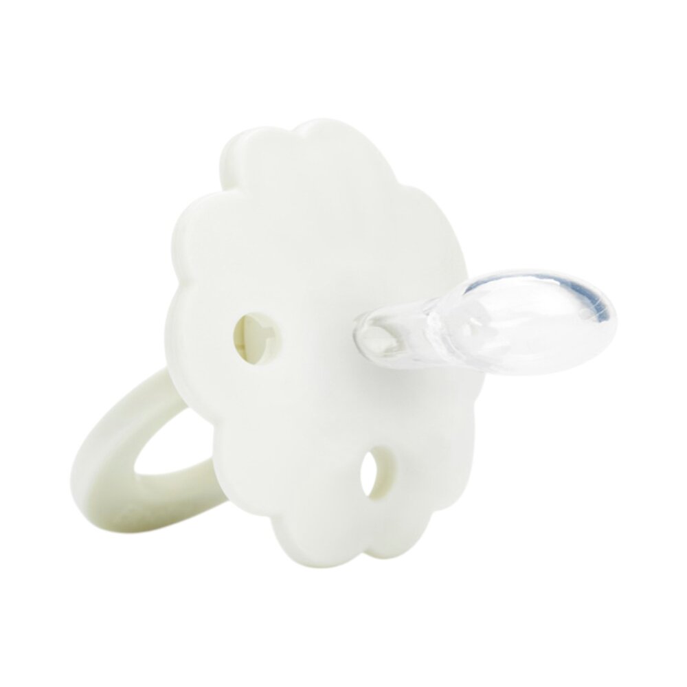 Fopspeen Binky Bloom 3m+ Silicone Vanilla White