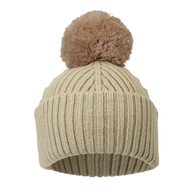 Wollen Beanie Pure khaki