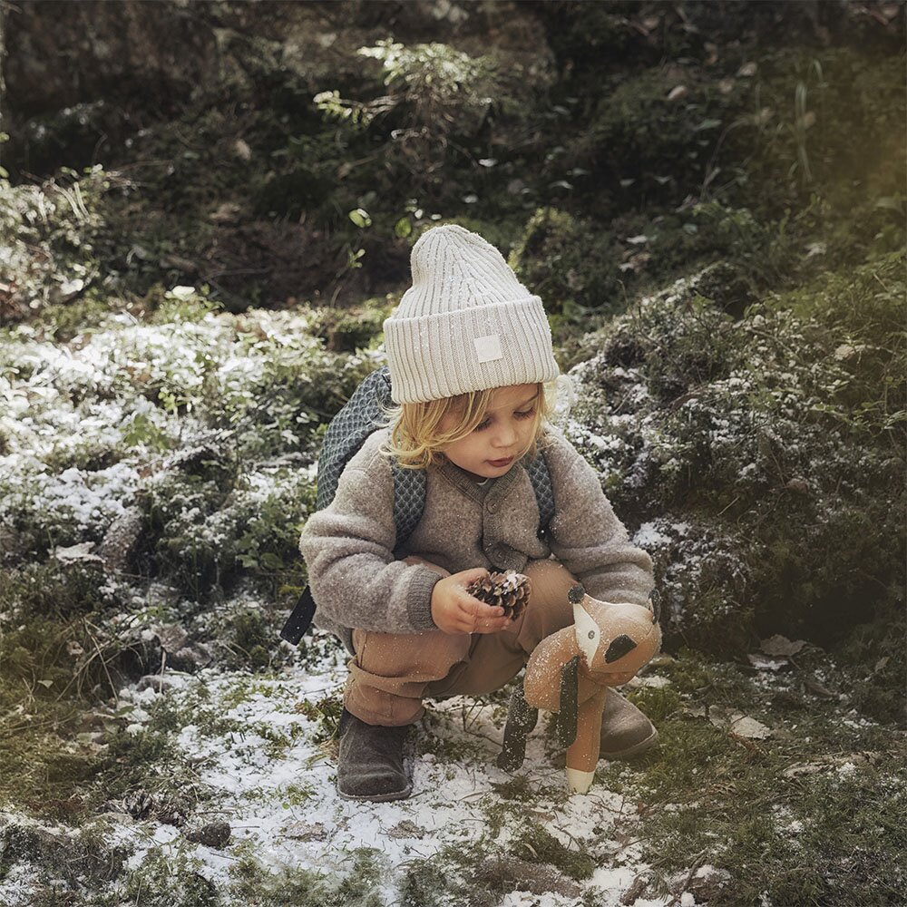 Wollen Beanie Lily White
