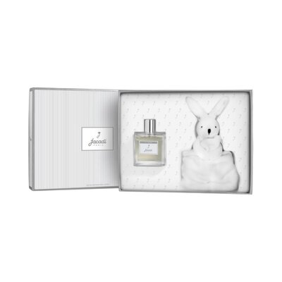 Le Bébé geschenkset - Geurwater 100ml en konijntje Jacadi