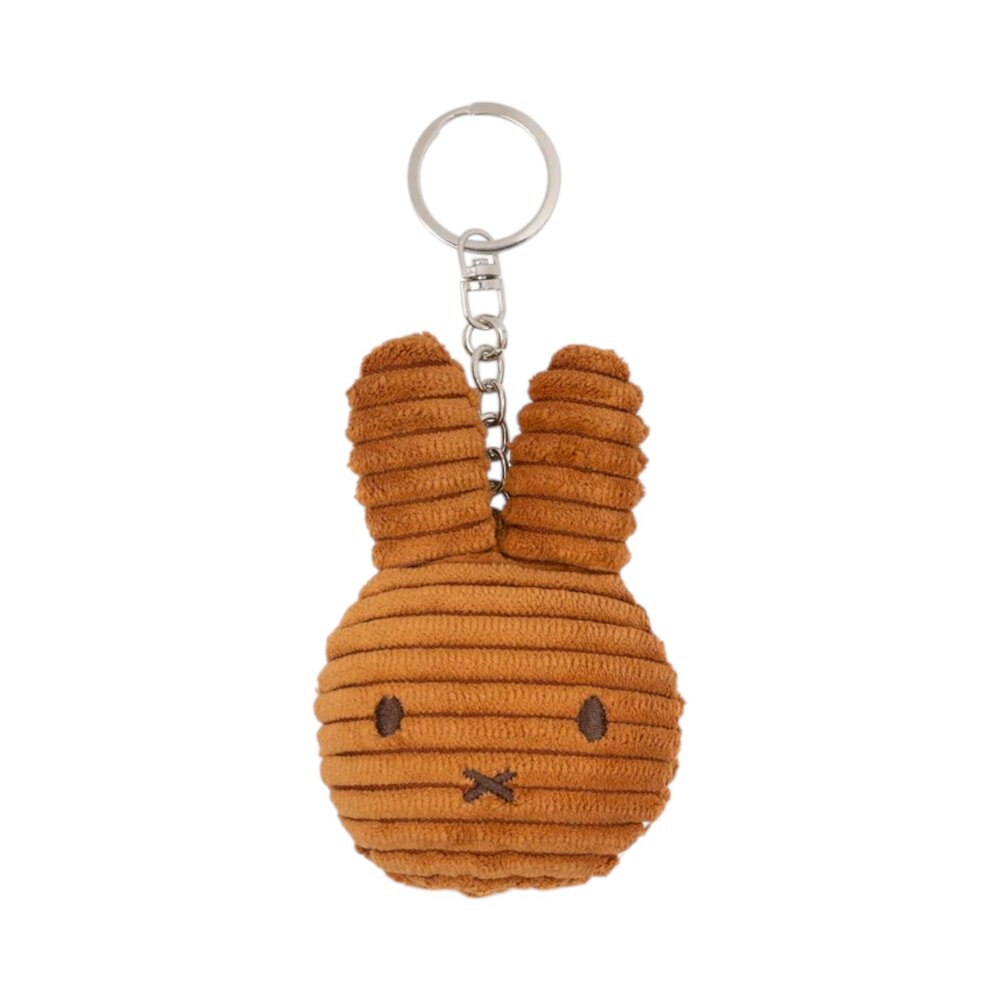 Sleutelhanger - Nijntje - Corduroy - 10cm hoofd Cinnamon