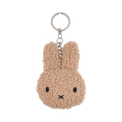 Sleutelhanger - Nijntje - Teddy - 10cm hoofd Beige