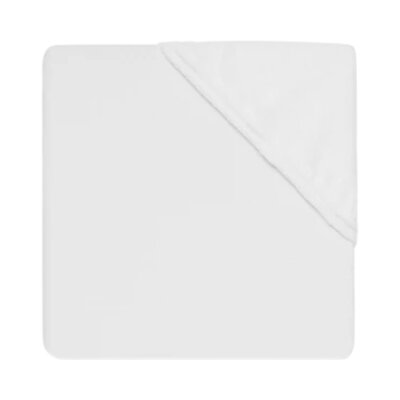 Hoeslaken Molton Ledikant 60x120cm Wit