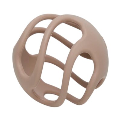 Bijtring Bal Siliconen 9,5cm Biscuit