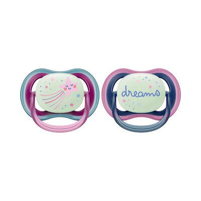Fopspeen +6M Air Night Ster/Droom