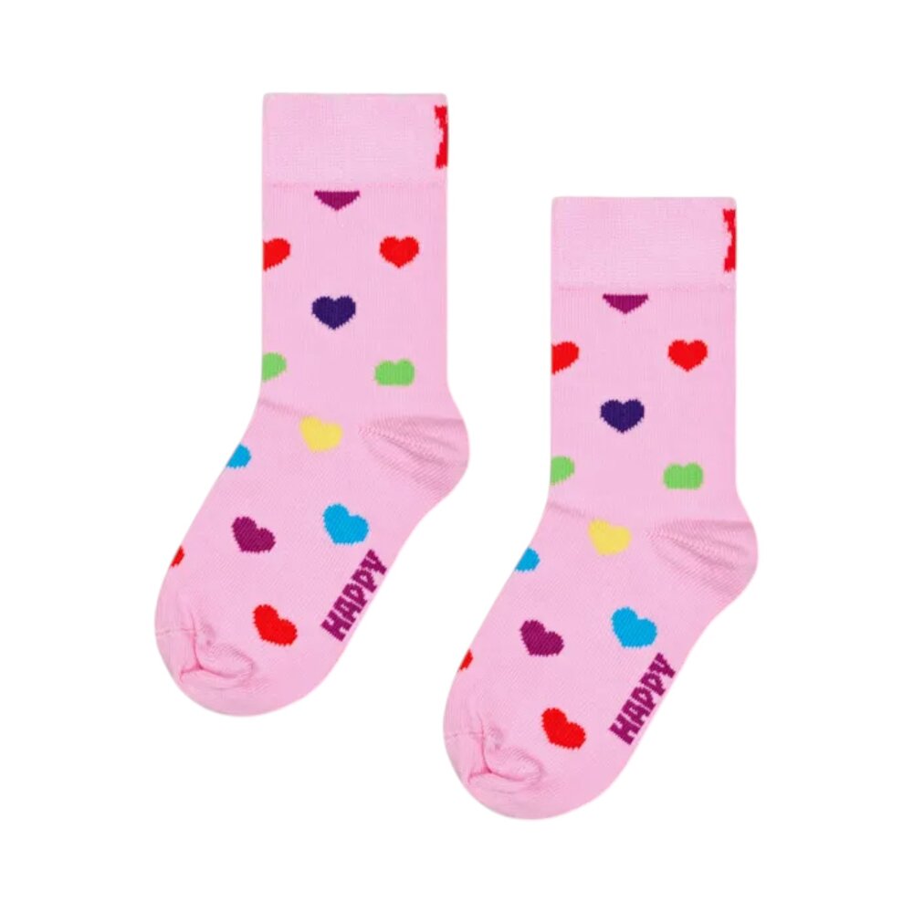 Sokken kids diverse hartjes