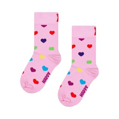 Sokken kids diverse hartjes