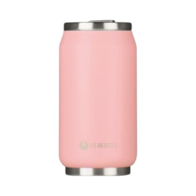 Thermosbeker / drinkfles blik 280ml Pink