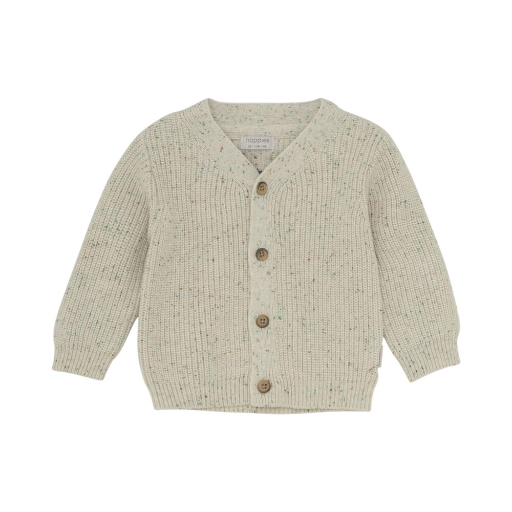 Cardigan Steger lange mouwen Sand