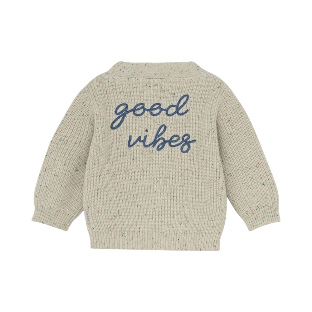 Cardigan Steger lange mouwen Sand