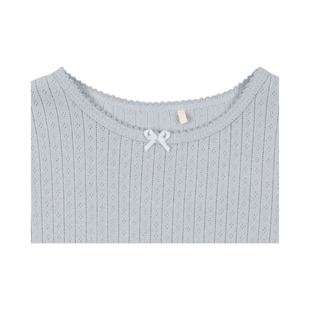 Minnie blouse GOTS Gray dawn