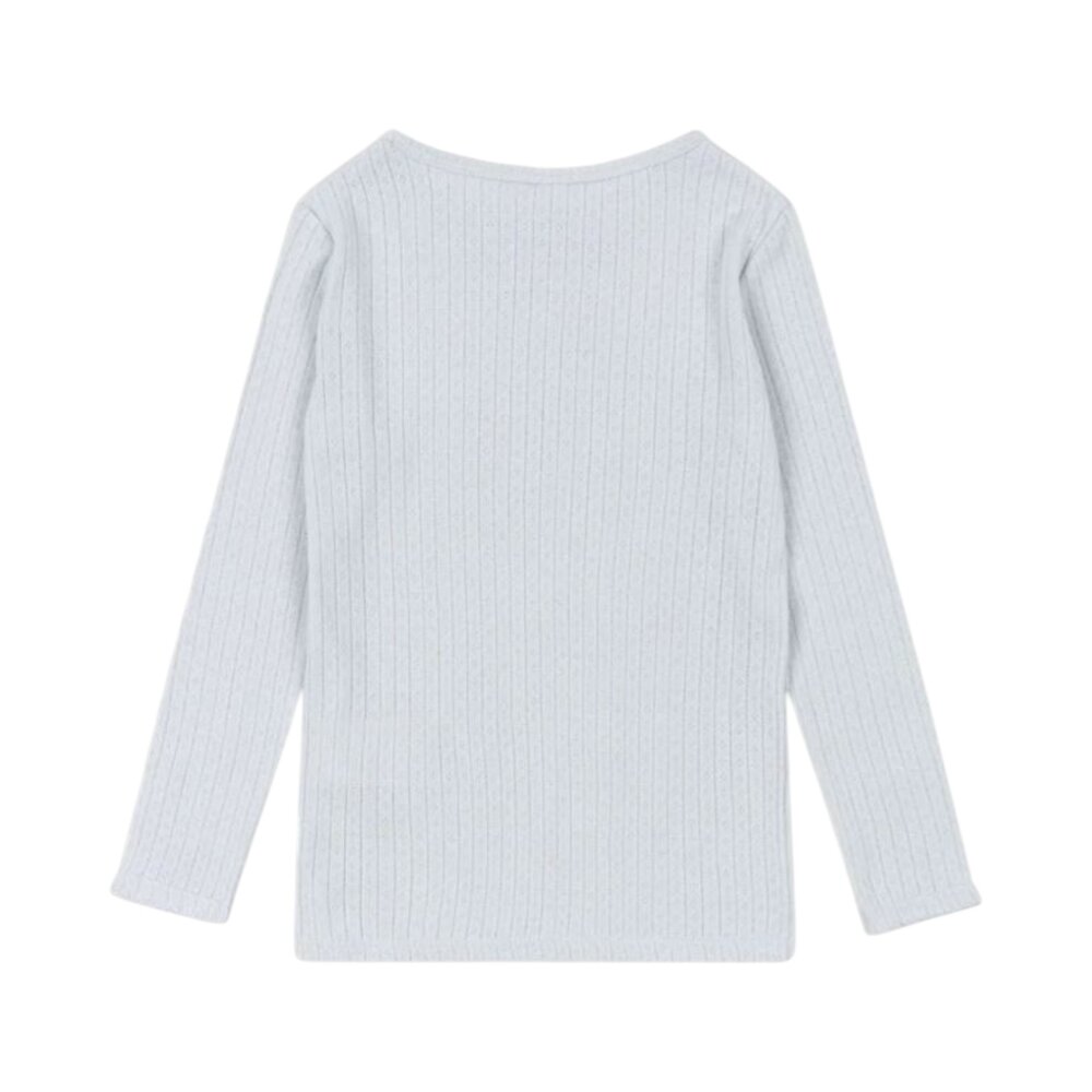 Minnie blouse GOTS Gray dawn