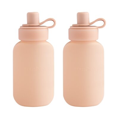 Silicone puree pouch - 2 stuks Blush
