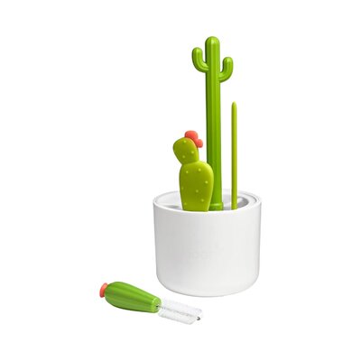Flessenborstelset cacti Wit